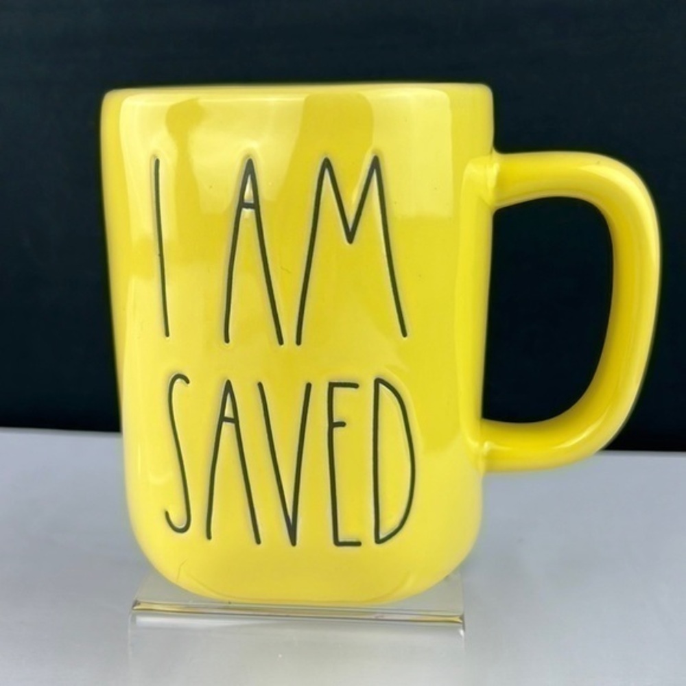 Rae Dunn - 3/$48 - ‘I Am Saved’ ceramic mug. NWT.  Firm! *Last One!